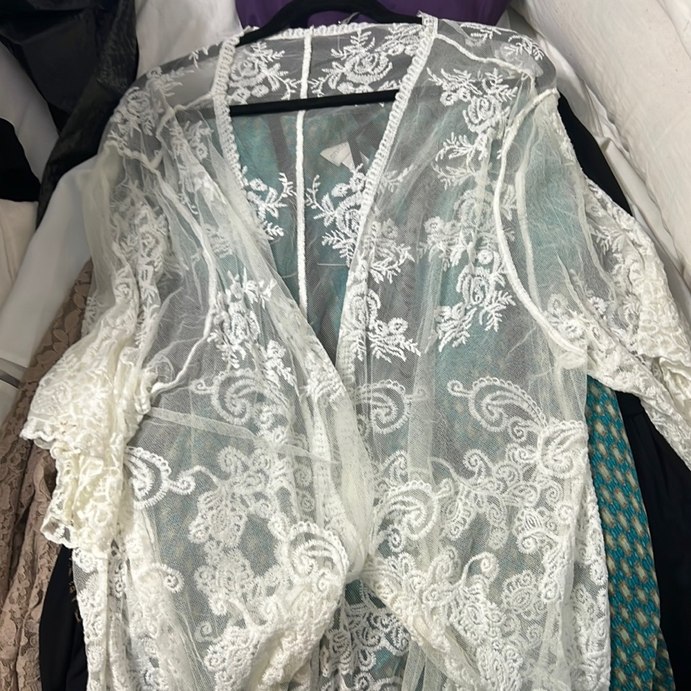 Floral cover up, one size fits all